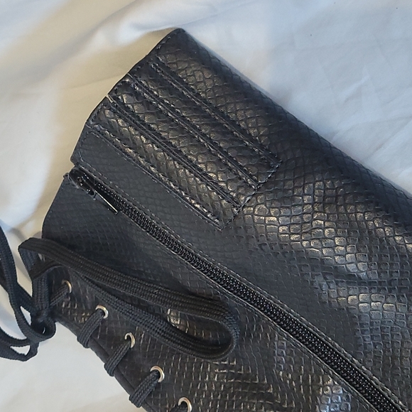 Paper Fox Champarelle Over the Knee Lace Up Front Boots Stiletto Heels - Picture 7 of 7